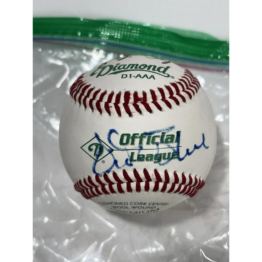Vida Blue Bill Laskey Giants Signed Autograph Diamond Official League Baseball‎